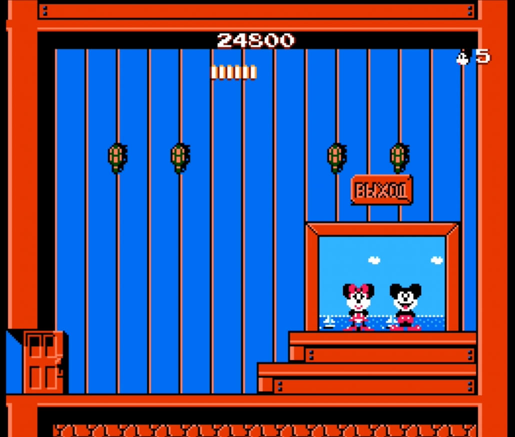 Mickey Mousecapad - геймплей игры Dendy\NES